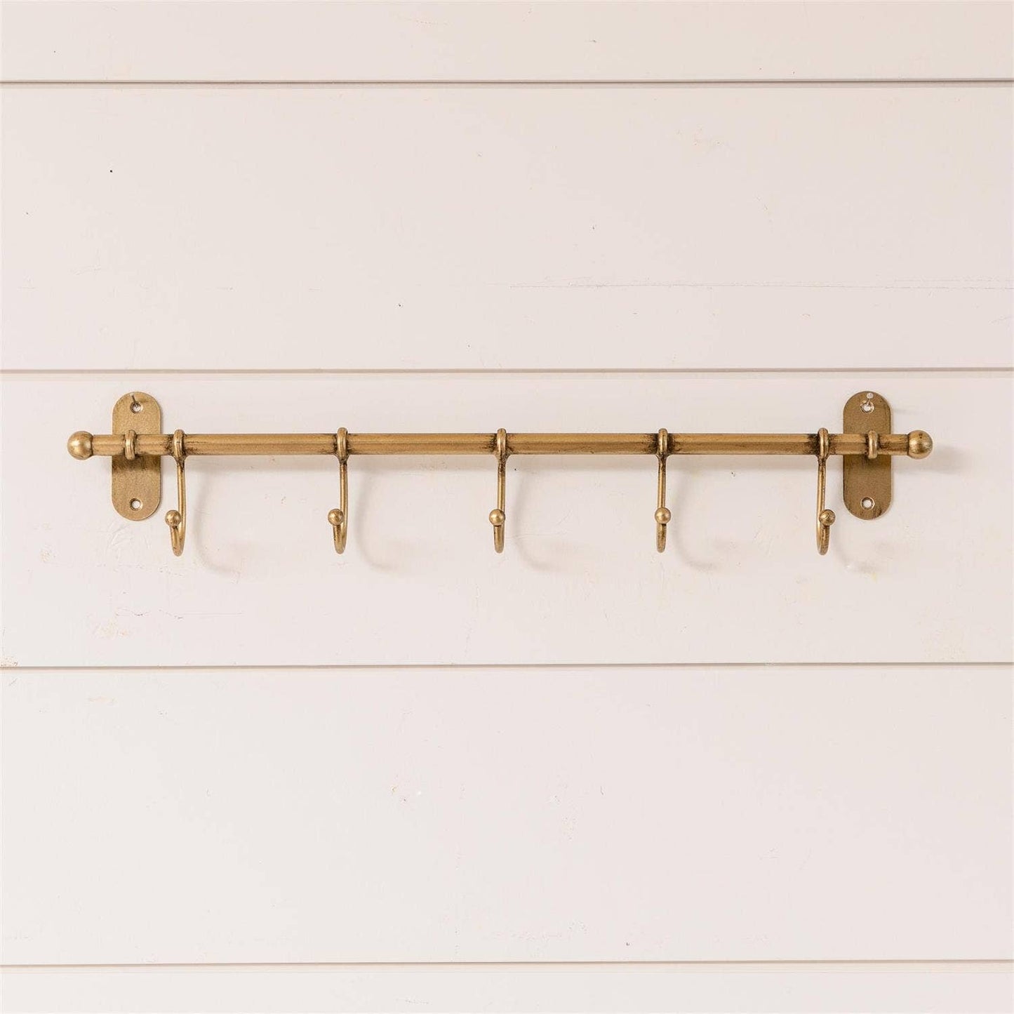 Antiqued Brass Metal Wall Hooks (PC)