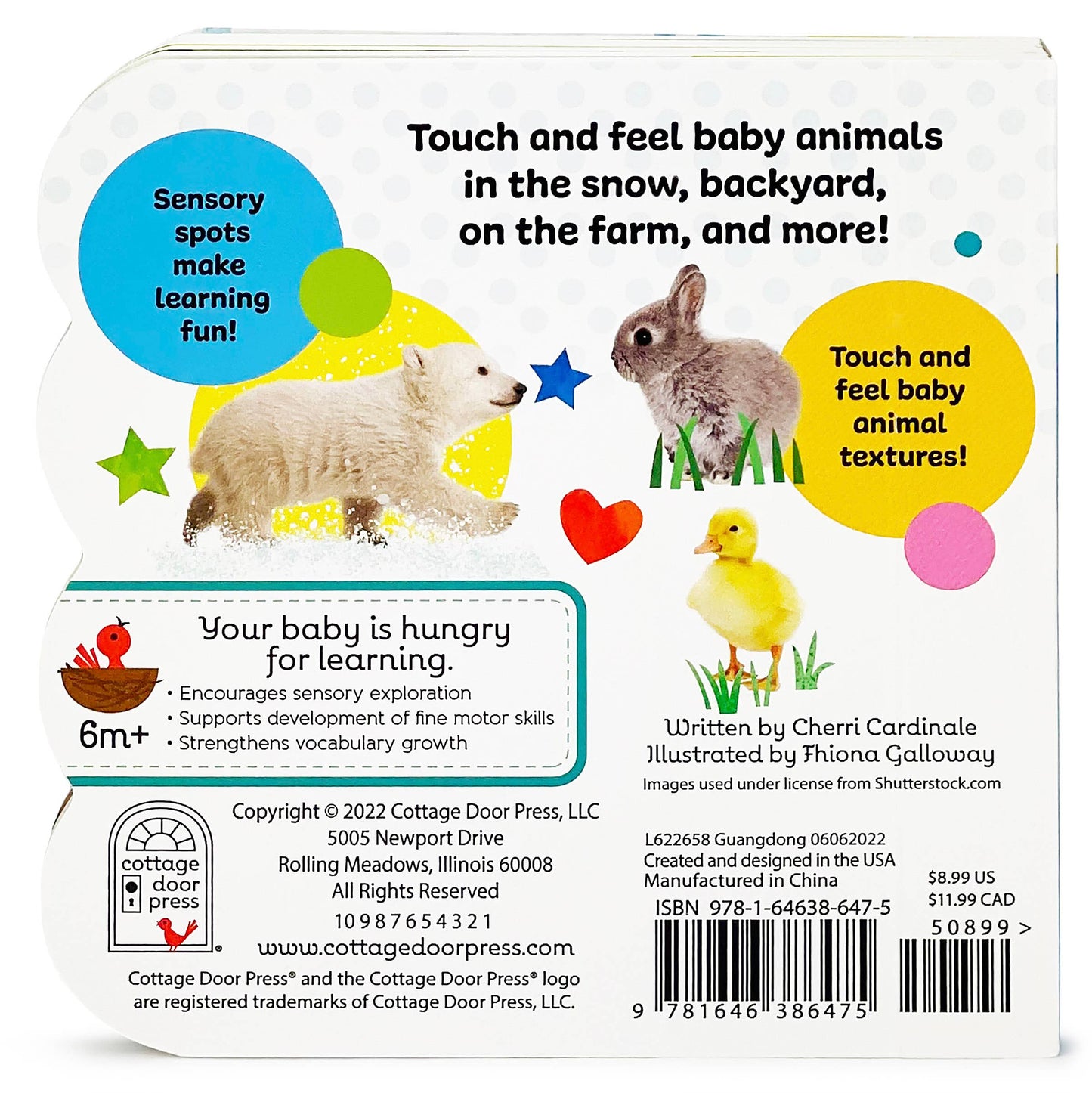 Baby Animals Touch & Feel Sensory Board Book