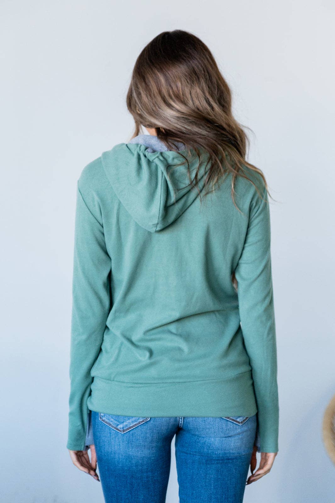 Half Zip On Trend Lightweight Sweatshirt